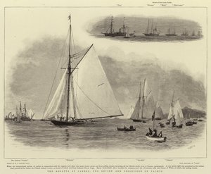 The Regatta at Cannes, the Review and Procession of Yachts by William Lionel Wyllie